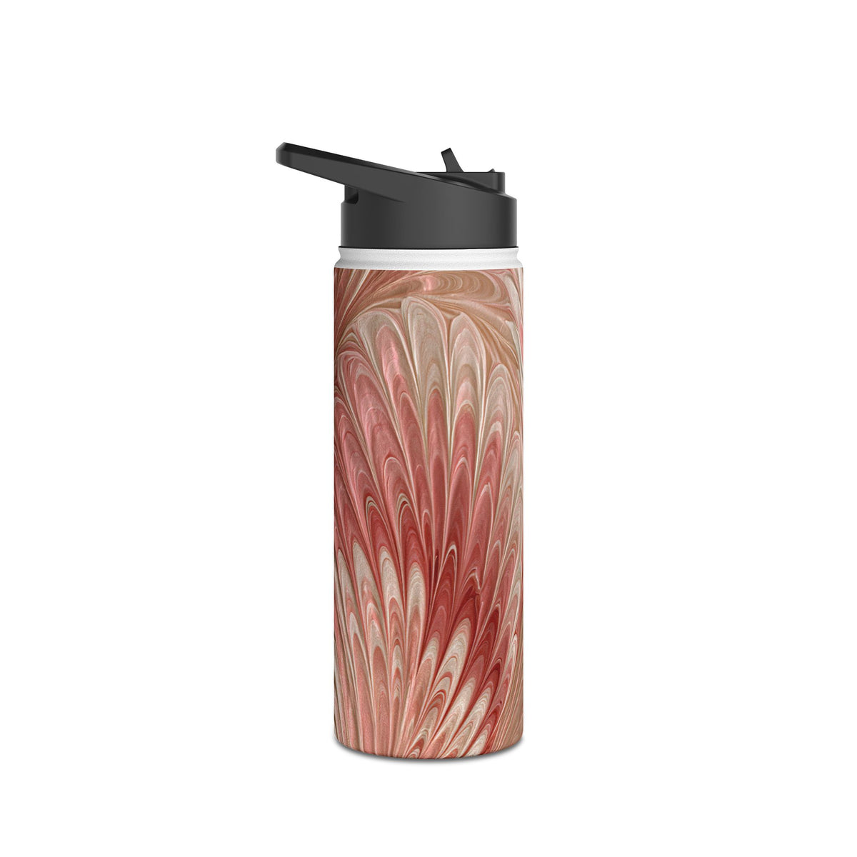 Blush Petal Plume · Insulated Water Bottle · Pink