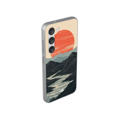 Crimson Ridge Horizon · Lite Phone Case for Samsung · Black