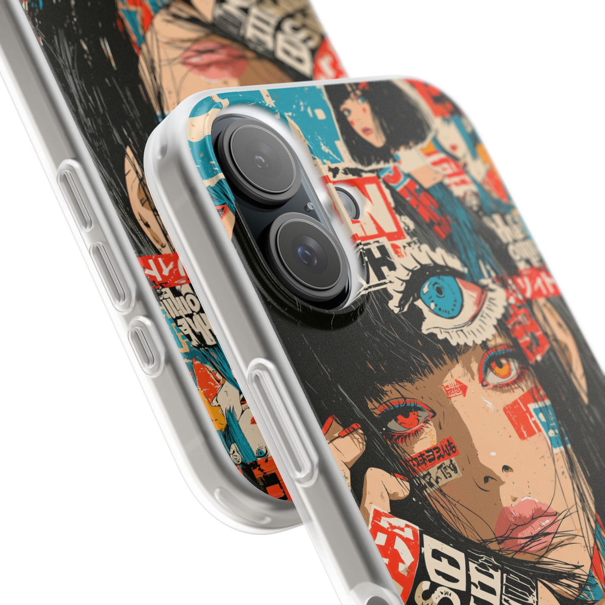Shibuya Street Collage · Lite Phone Case for iPhone ·  Red