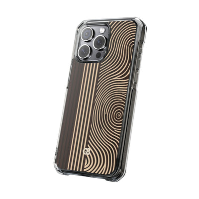 Brown Impact MagSafe Phone Case for iPhone - Espresso Sand Ridge