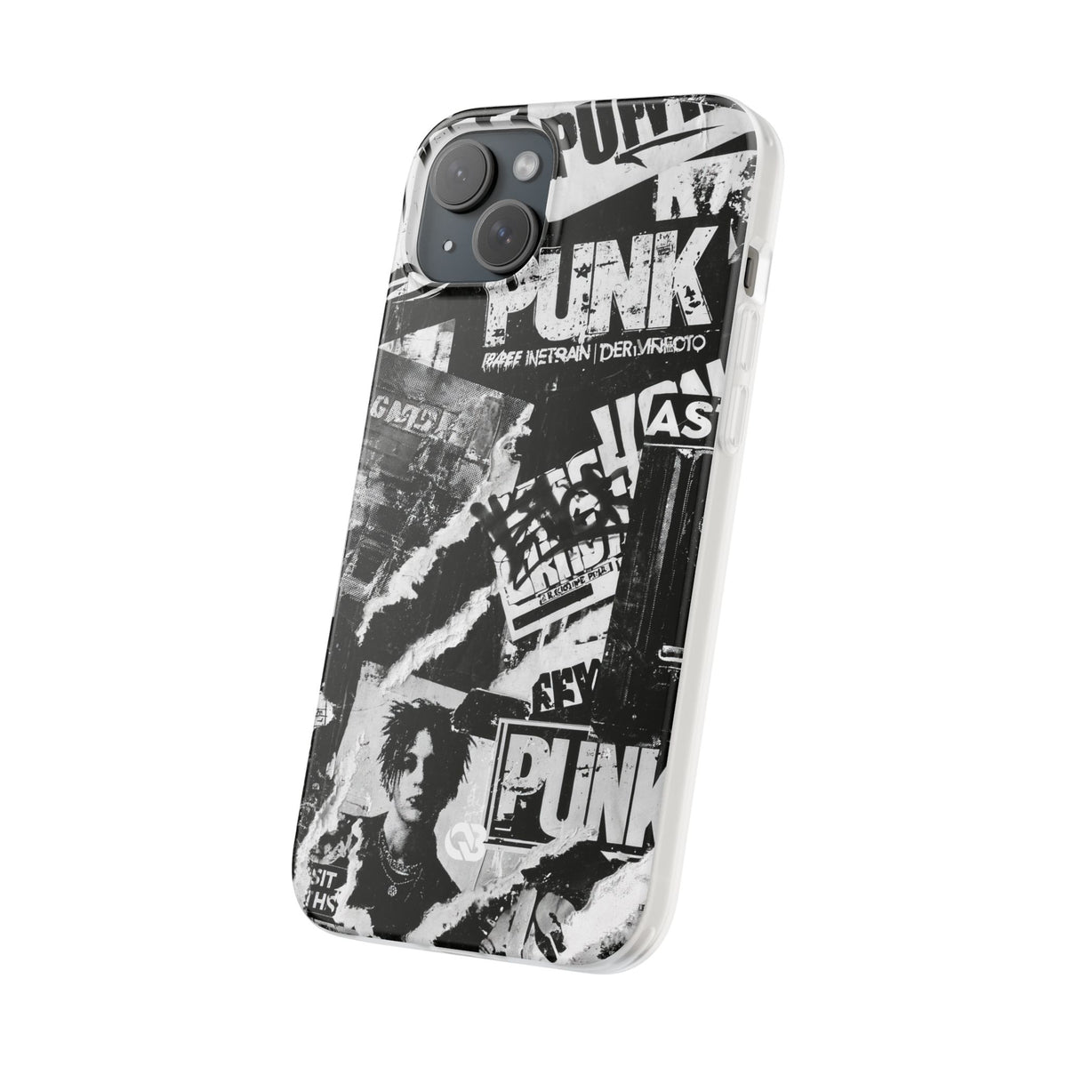 Underground Punk Collage · Lite Phone Case for iPhone ·  Black