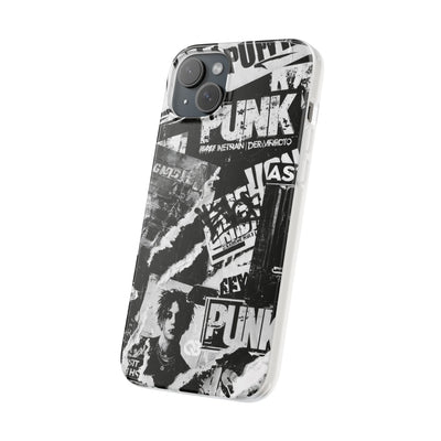 Underground Punk Collage · Lite Phone Case for iPhone ·  Black