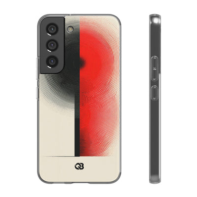 Red Lite Phone Case for Samsung - Split Signal Red