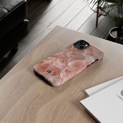 Rose Quartz Facet · Tough Phone Case for iPhone · Pink