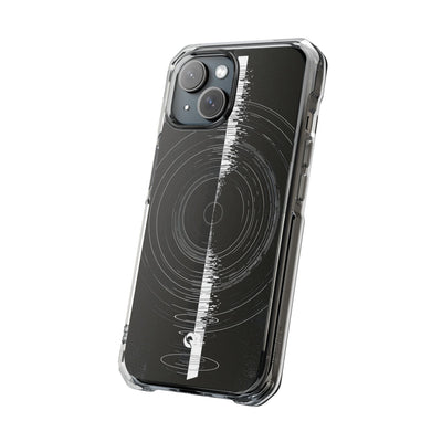 Black Impact MagSafe Phone Case for iPhone - Obsidian Orbital Signal