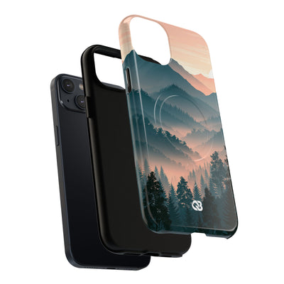 Teal Tough 2.0 Magsafe Phone Case for iPhone - Alpine Teal Horizon