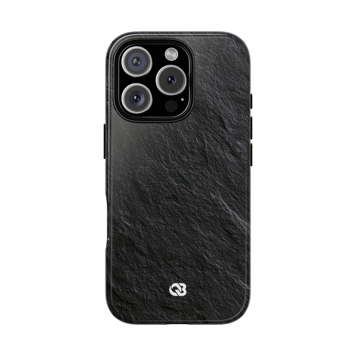 Obsidian Slate · Tough Phone Case for iPhone · Black
