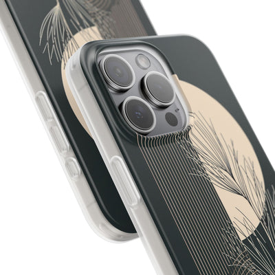 Black Lite Phone Case for iPhone - Obsidian Sand Willow
