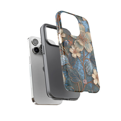 Gilded Blossom Reverie · Tough Phone Case for iPhone · Teal