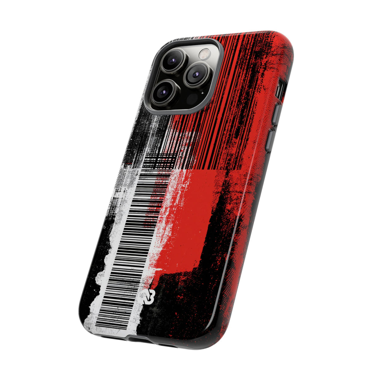 Distorted Barcode · Tough Phone Case for iPhone · Black