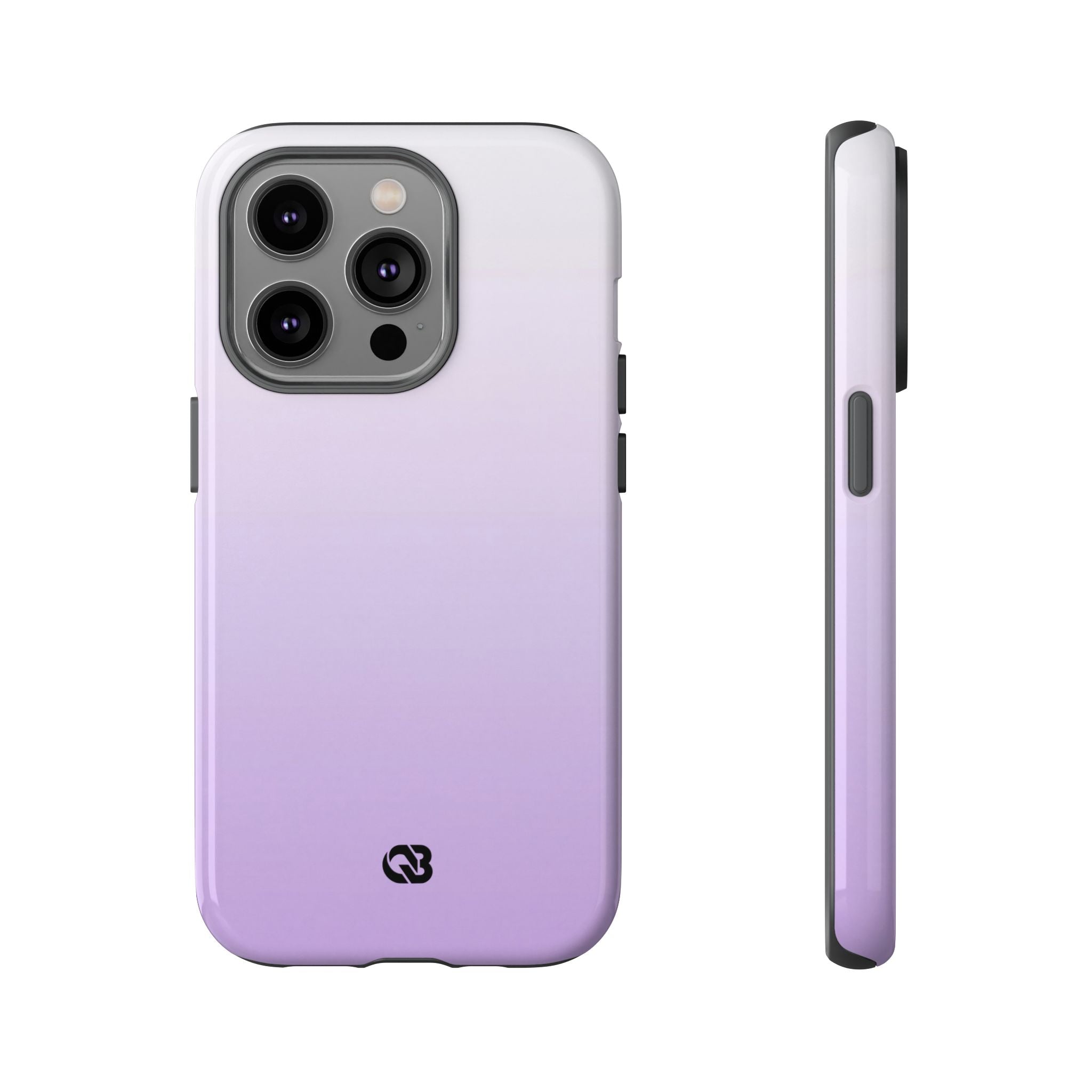 Purple Tough Phone Case for iPhone - Frosted Lavender Fade
