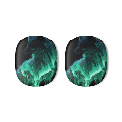 Nordic Aurora Fox · Hard Case for AirPods Max · Teal