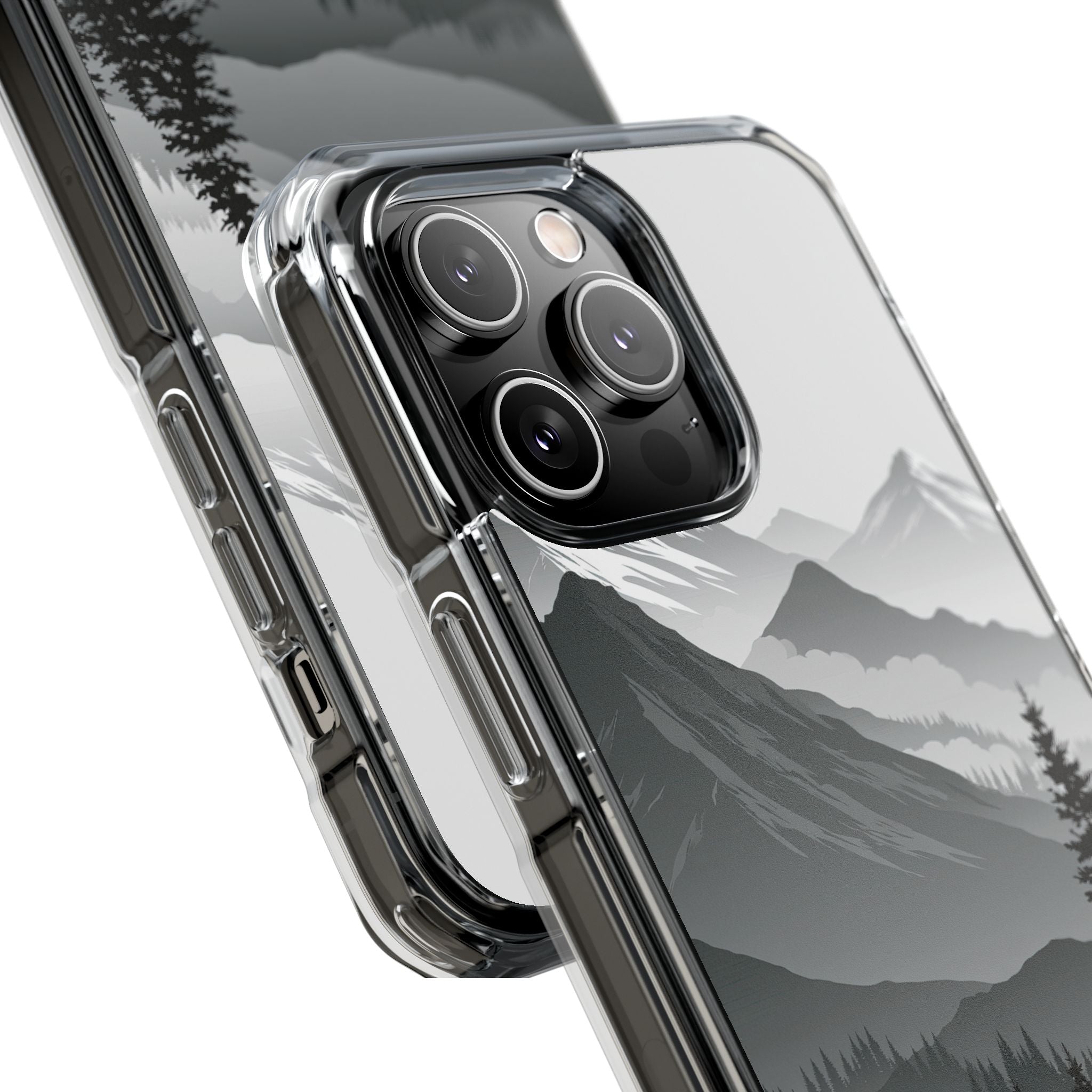 Grey Impact MagSafe Phone Case for iPhone - Granite Ridge Mist