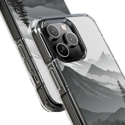 Grey Impact MagSafe Phone Case for iPhone - Granite Ridge Mist
