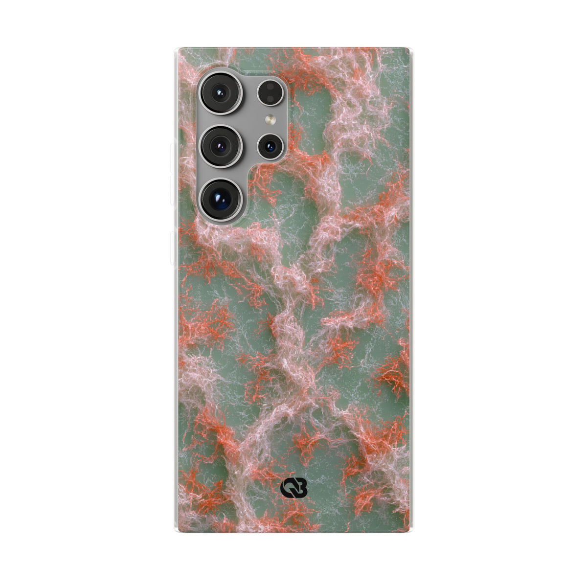Coral Pixel Matrix · Lite Phone Case for Samsung · Green