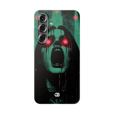 Crimson Emerald Scream · Soft Phone Case for Samsung