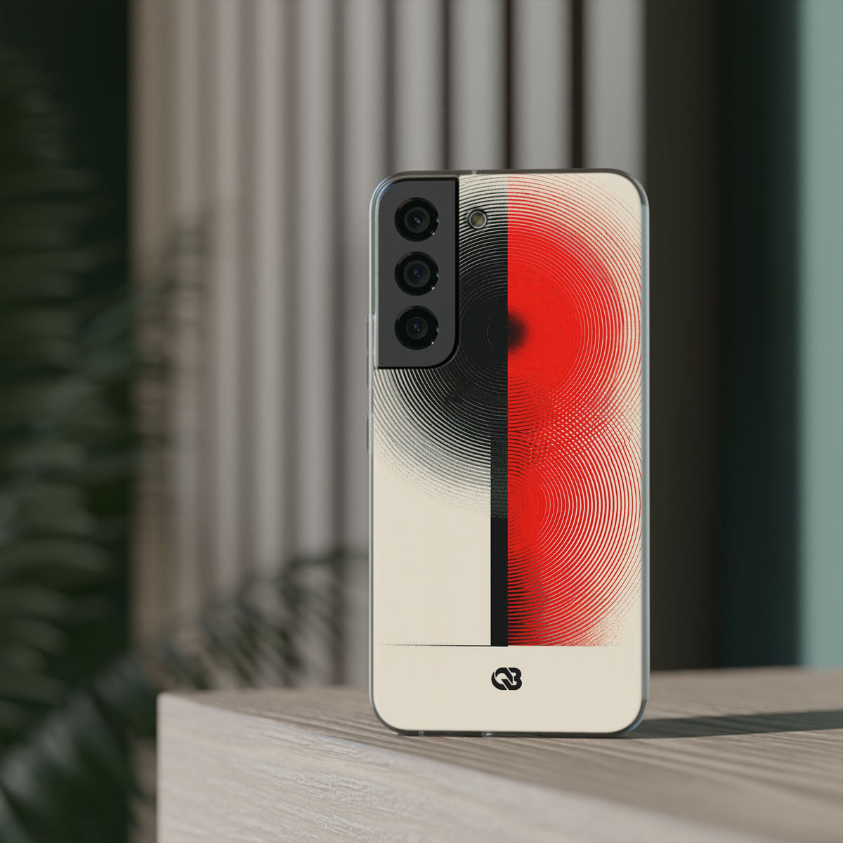 Red Lite Phone Case for Samsung - Split Signal Red