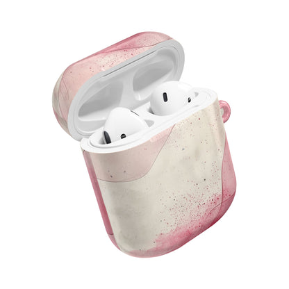 Crimson Ribbon Waves - AirPods Case