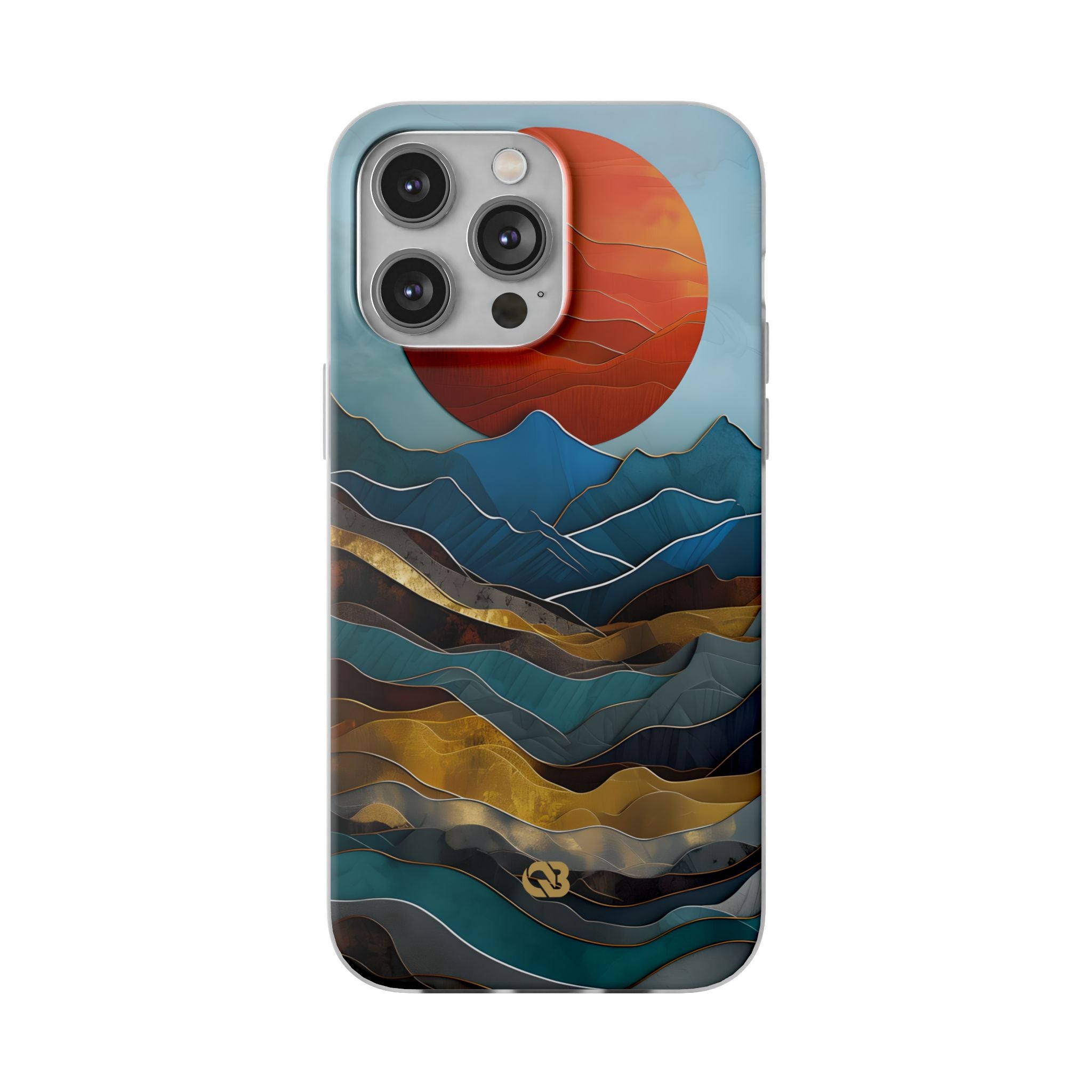 Molten Sun Peaks · Soft Coque de téléphone pour iPhone