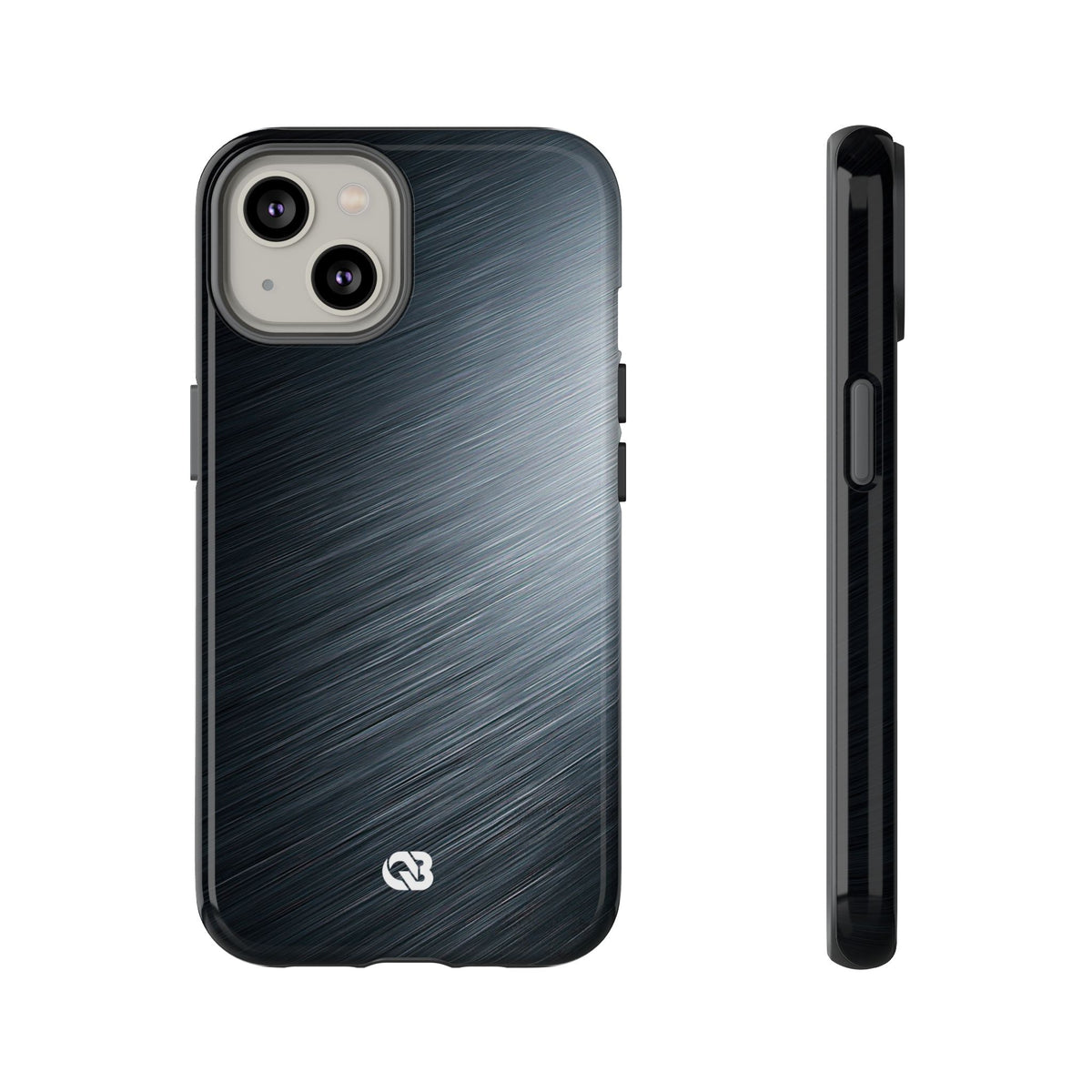 Brushed Obsidian Steel · Tough Phone Case for iPhone · Grey