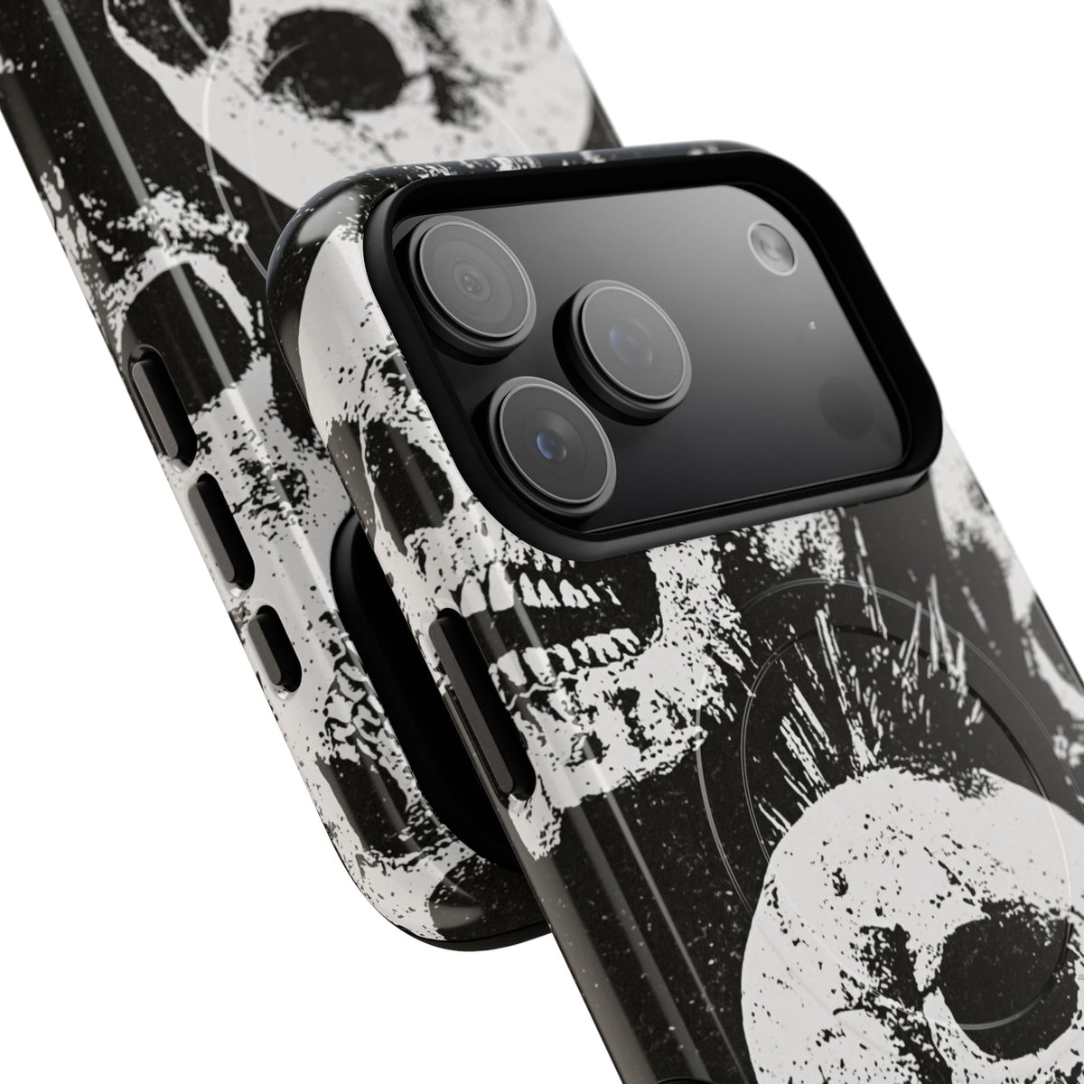 Punk Skull Riot · Tough 2.0 Magnetic Phone Case for iPhone · Black