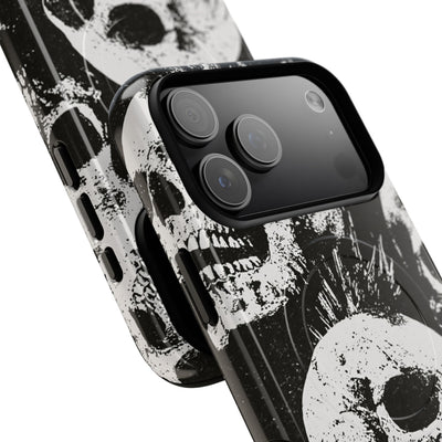 Punk Skull Riot · Tough 2.0 Magnetic Phone Case for iPhone · Black