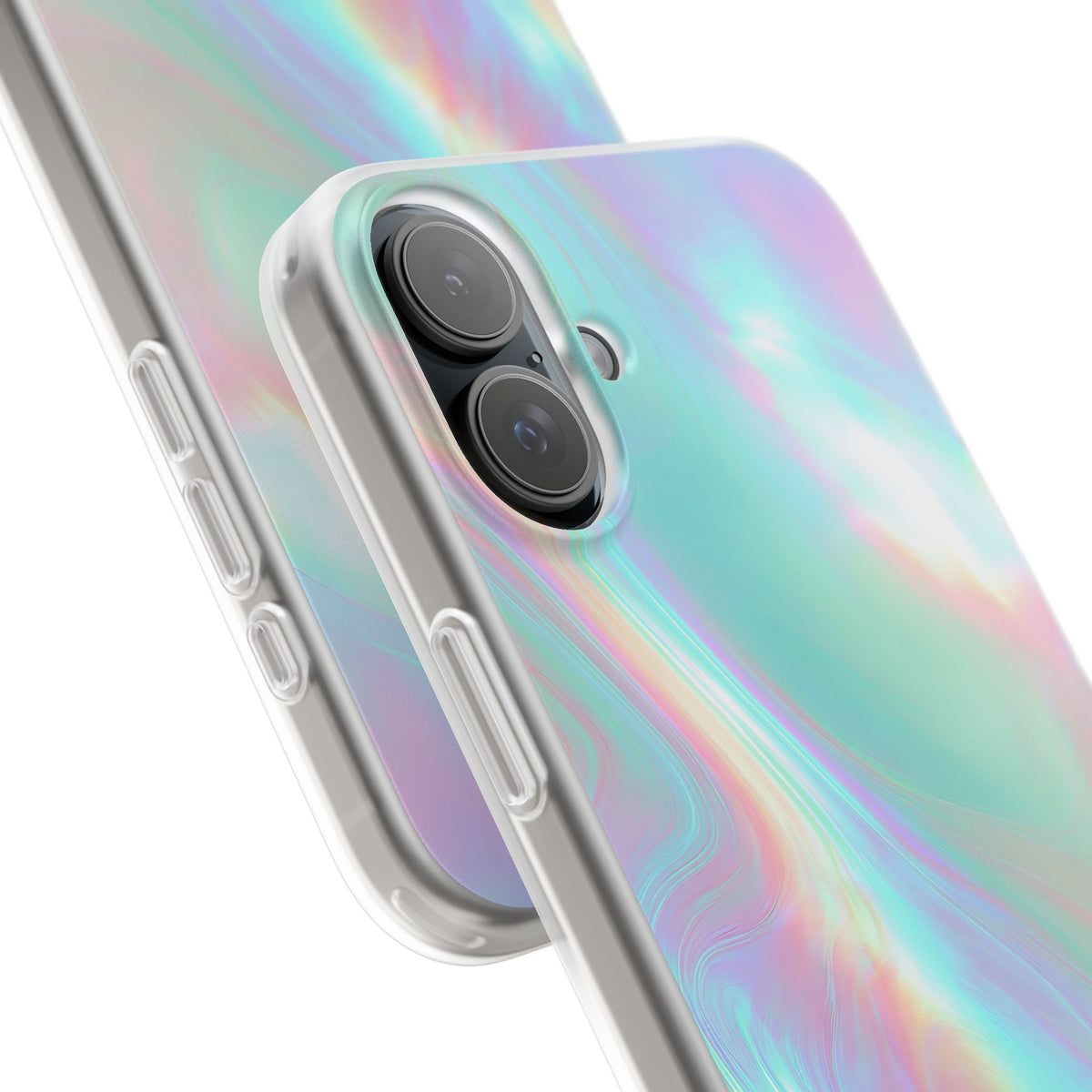 Prismatic Liquid Light · Lite Phone Case for iPhone ·  Teal