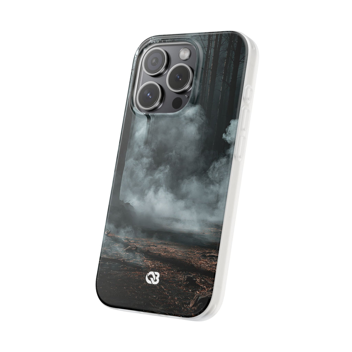 Shadowed Pine Mist · Lite Phone Case for iPhone ·  Black