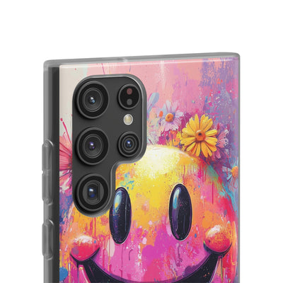Vivid Grin Graffiti · Soft Phone Case for Samsung