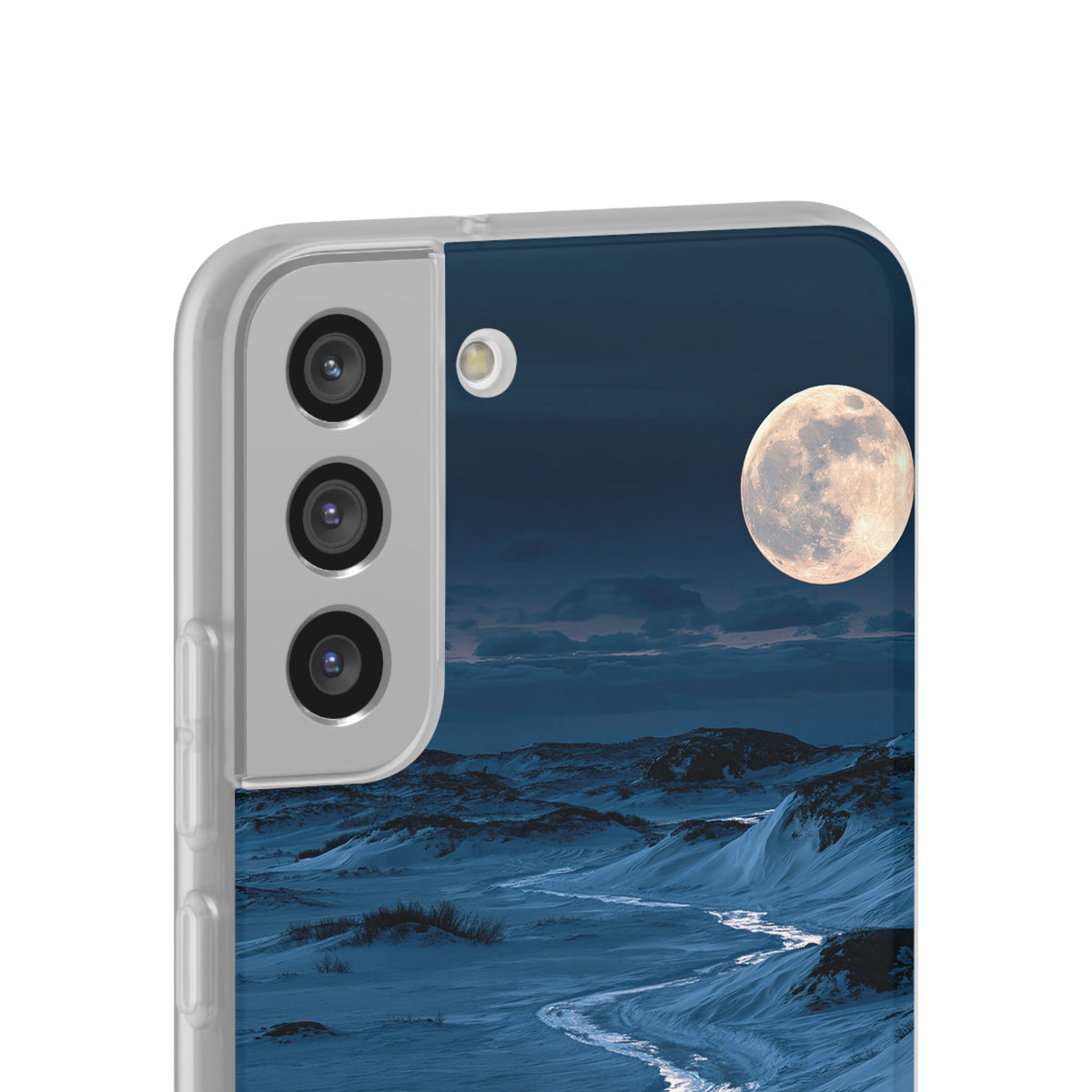 Arctic Moon Drift · Lite Phone Case for Samsung · Blue