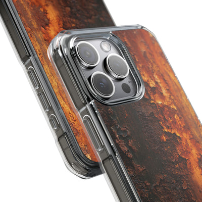 Orange Impact MagSafe Phone Case for iPhone - Oxidized Iron Crust