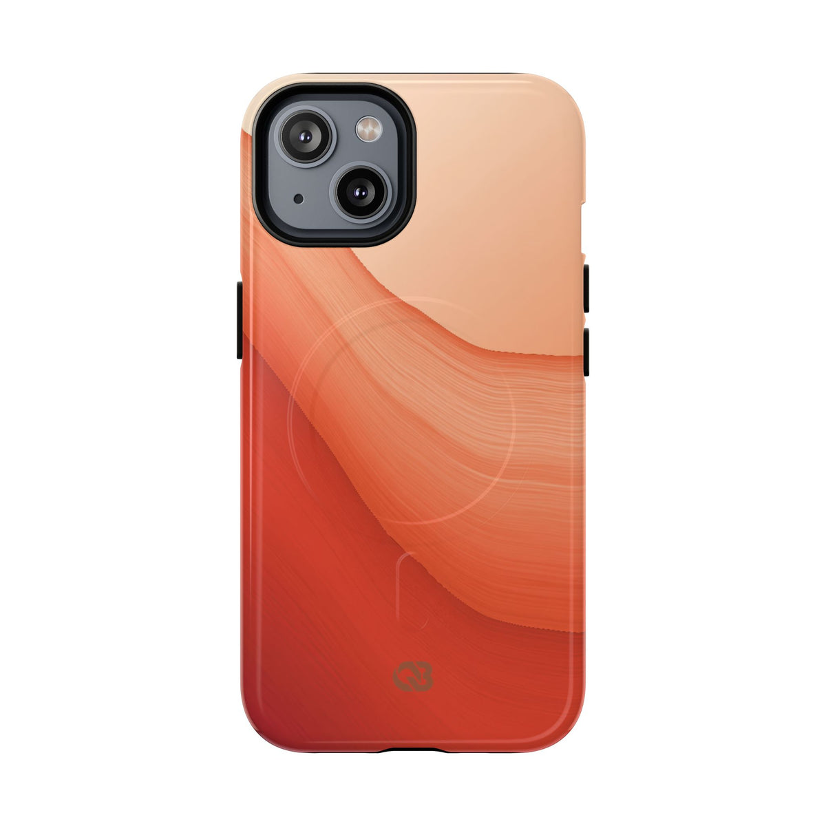 Terracotta Flow · Tough 2.0 Magnetic Phone Case for iPhone · Orange