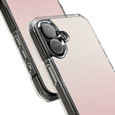Pink Impact MagSafe Phone Case for iPhone - Frosted Blush Horizon