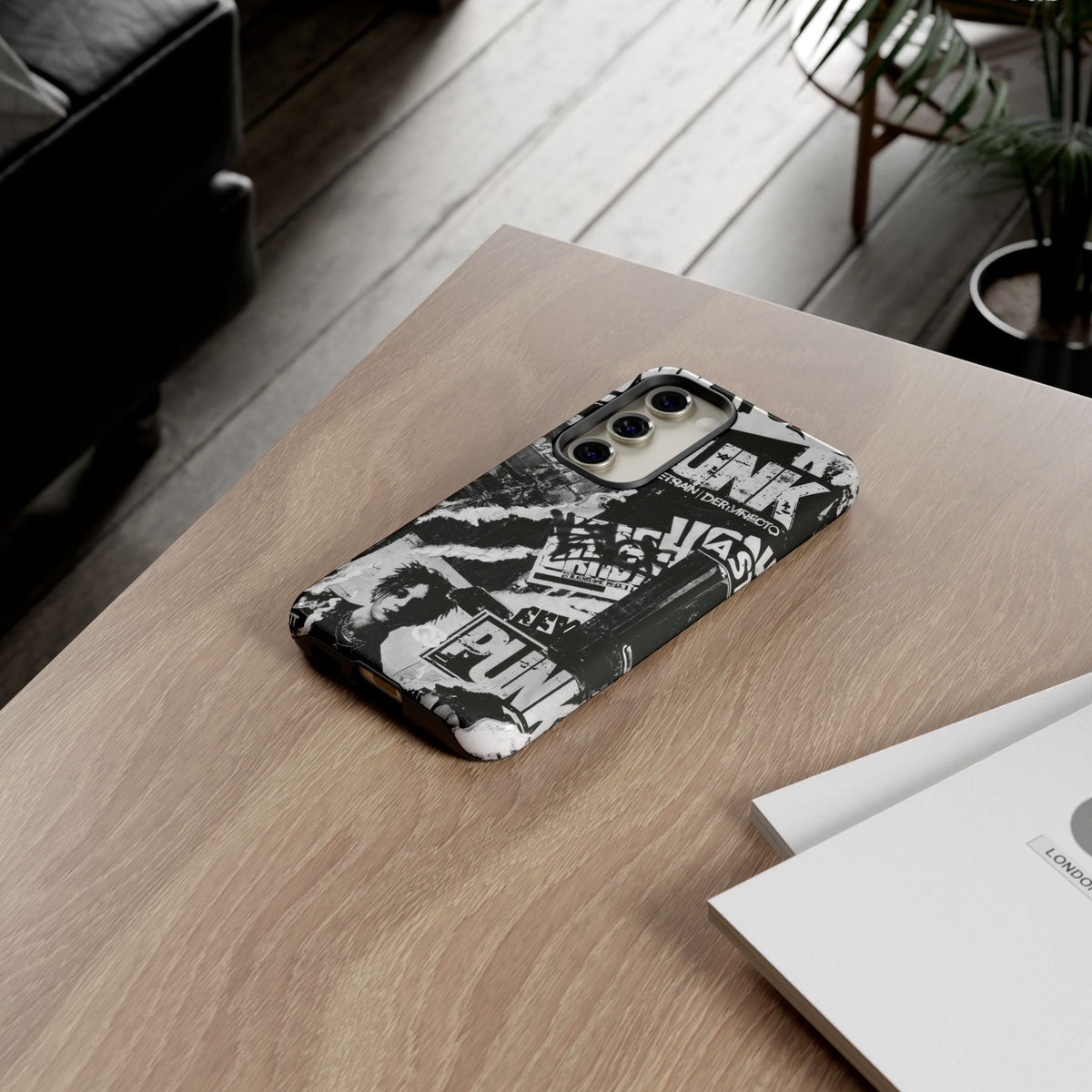 Underground Punk Collage · Tough Phone Case for Samsung · Black