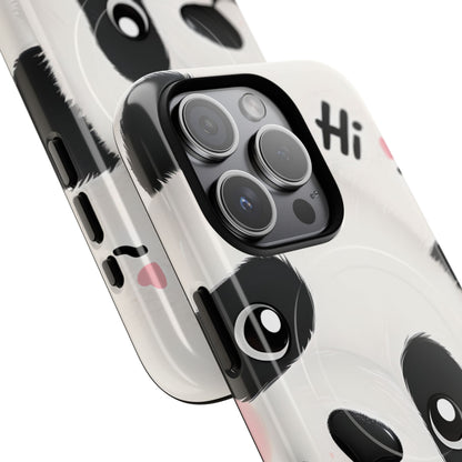 Panda Glow iPhone 15 Pro Case - Tough+