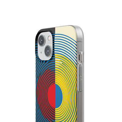 Blue Lite Phone Case for iPhone - Primary Circuit Orbit