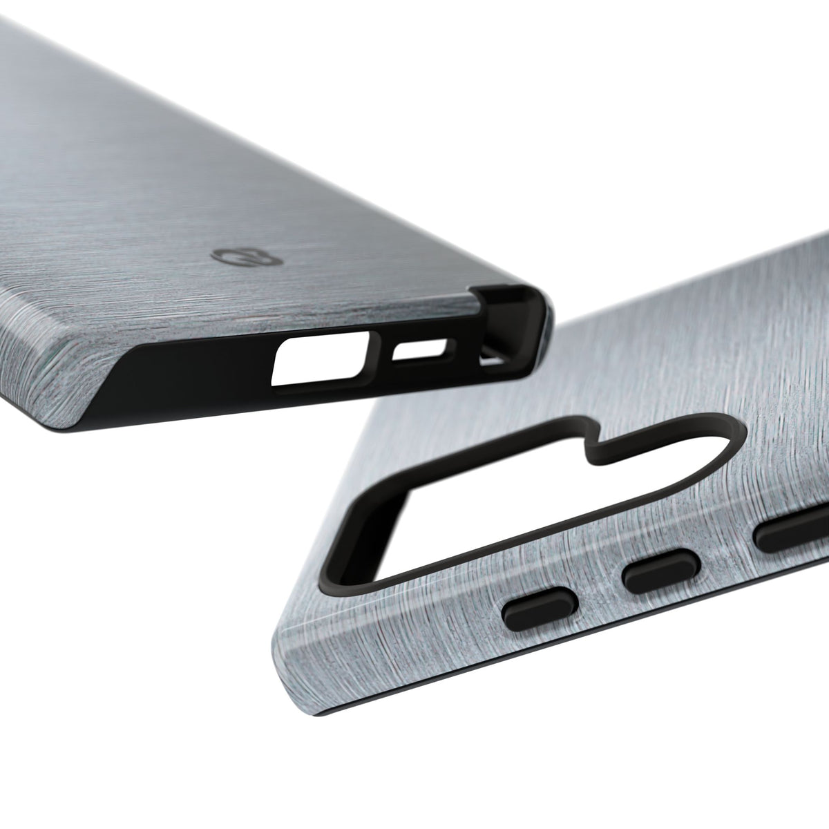 Brushed Aluminum · Tough Phone Case for Samsung · Silver