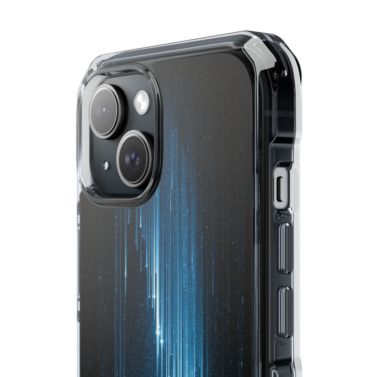 Nocturnal Cascade · Clear Impact Magnetic Phone Case for iPhone ·  Black
