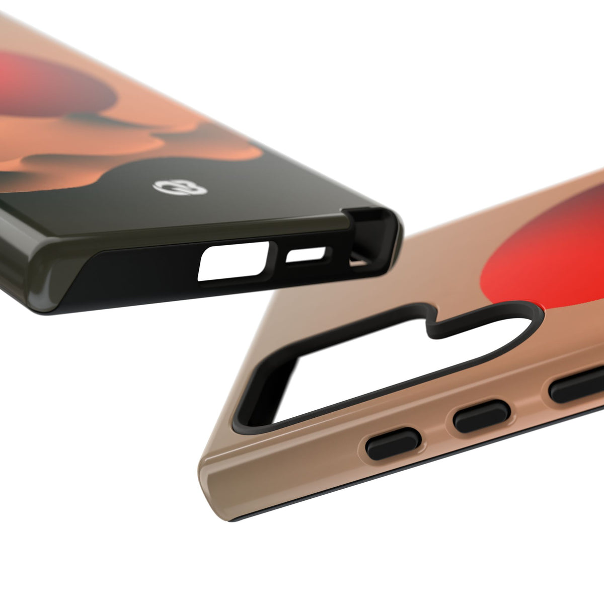 Crimson Sol Ridge · Tough Phone Case for Samsung · Red