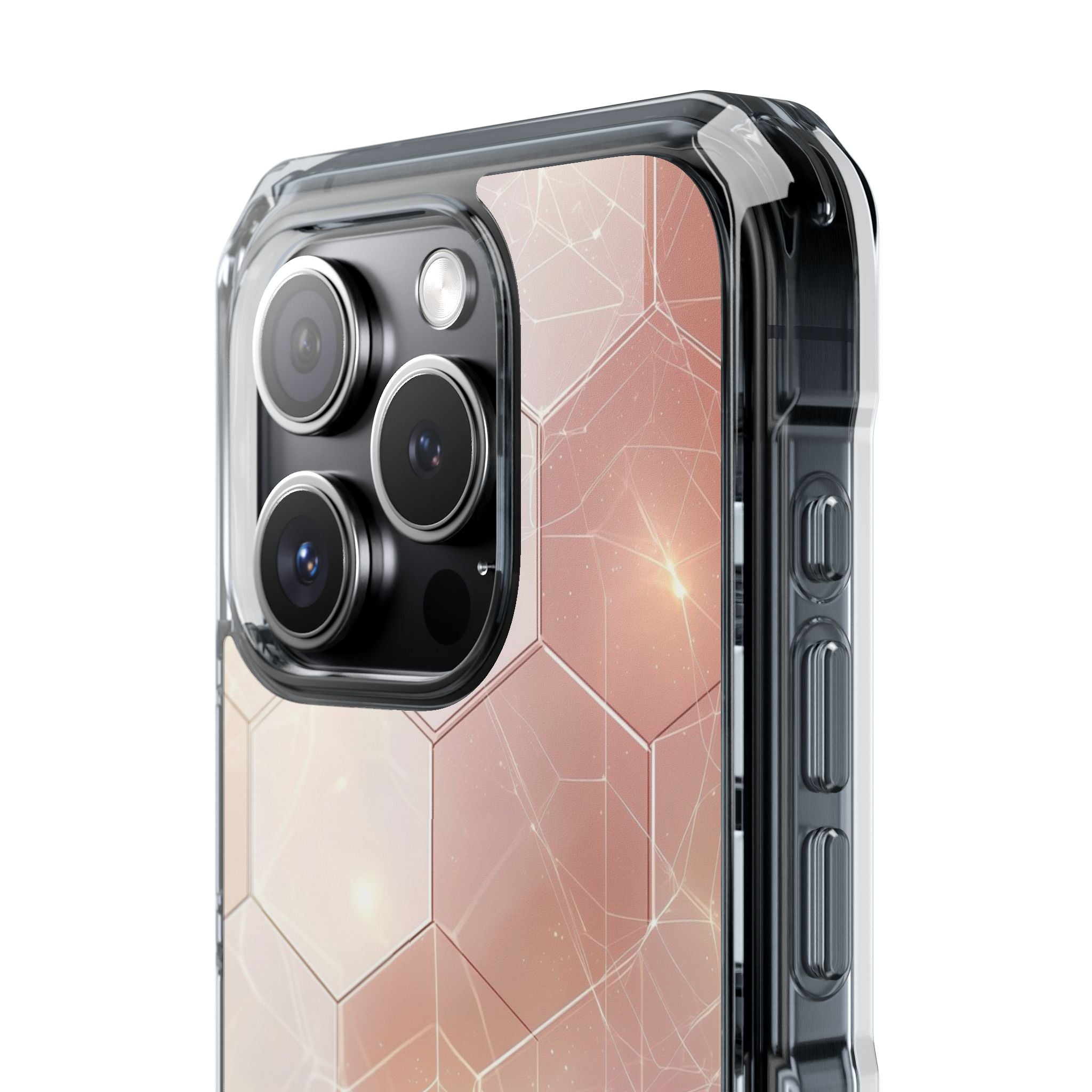 Honeycomb Glow iPhone 15 Pro Case - Impact