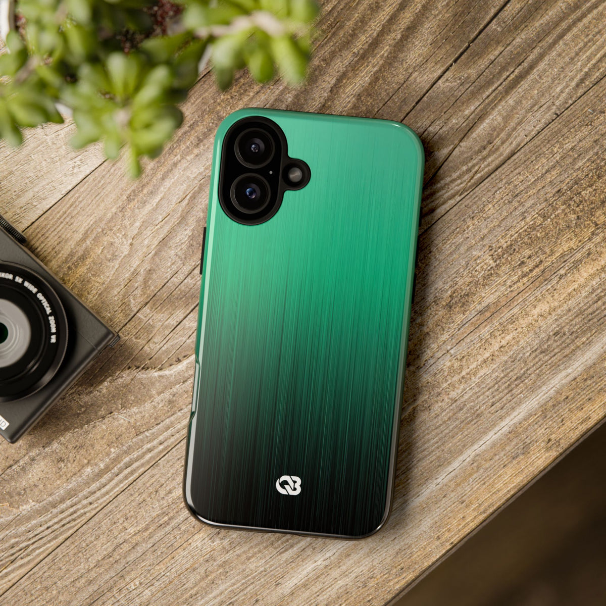 Emerald Cascade · Tough Phone Case for iPhone · Green