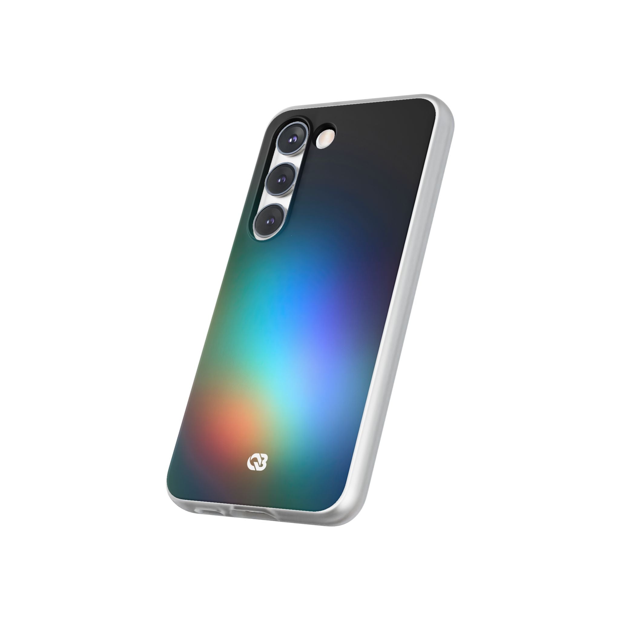 Black Lite Phone Case for Samsung - Electric Prism Grain