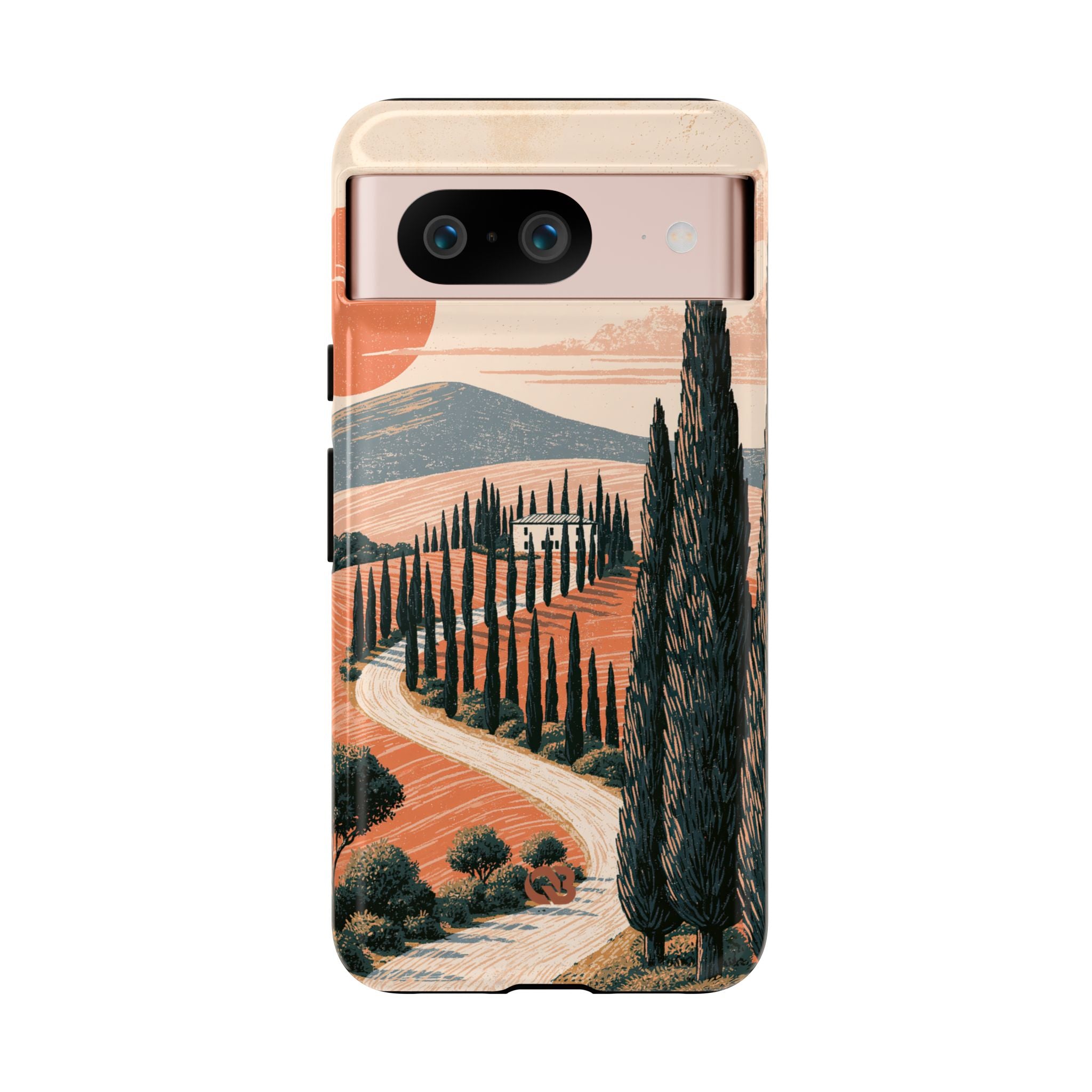 Orange Tough Phone Case for Google Pixel - Terracotta Ridge Trail