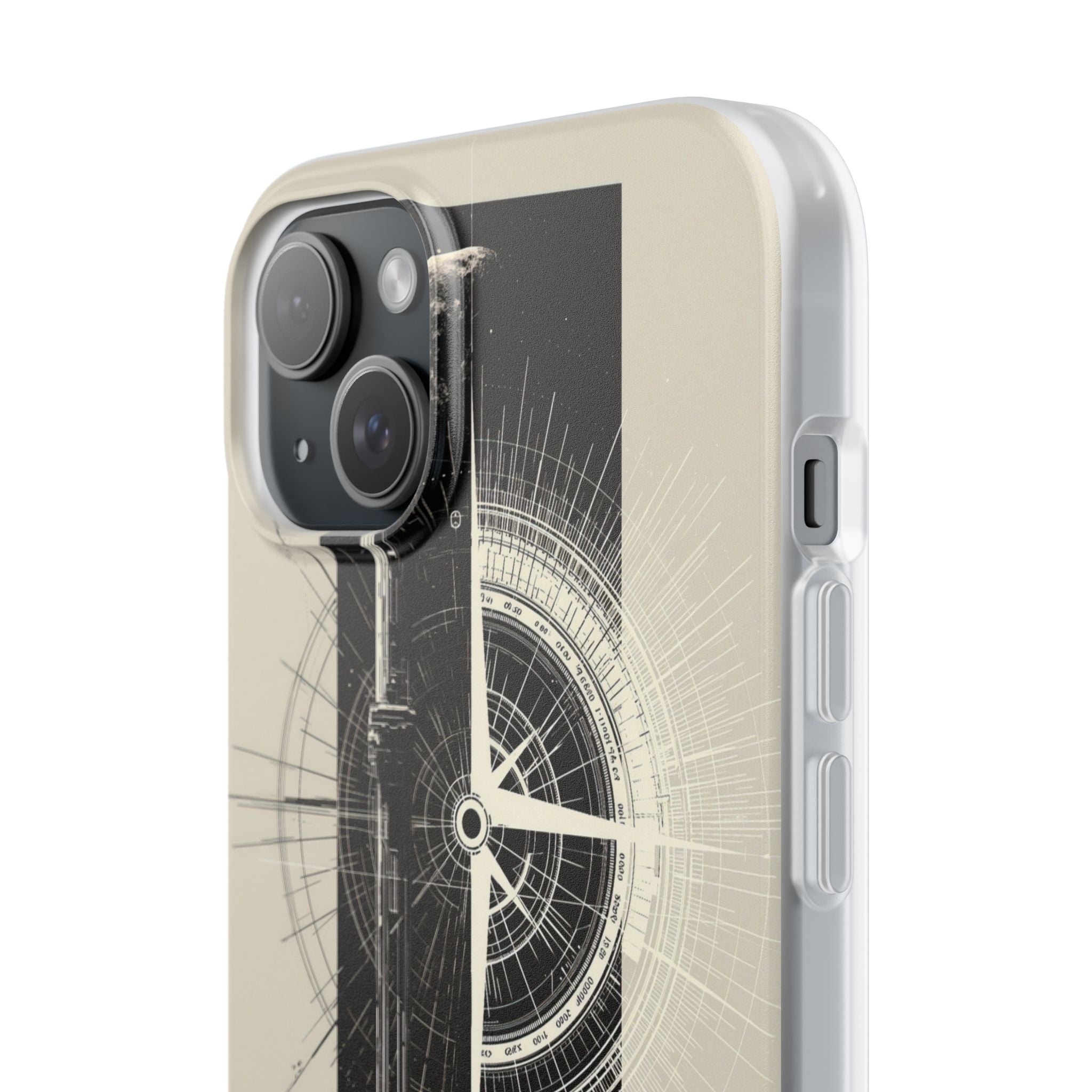 Beige Lite Phone Case for iPhone - Zenith Vector Spire
