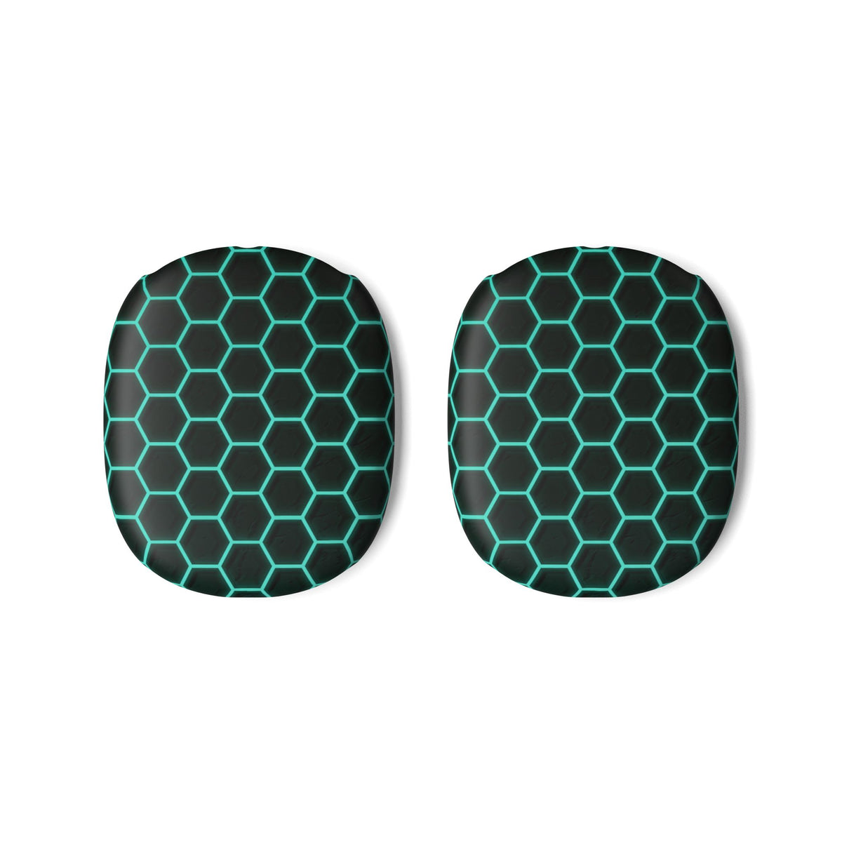 Neon Hex Spectrum · Hard Case for AirPods Max · Teal