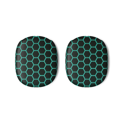 Neon Hex Spectrum · Hard Case for AirPods Max · Teal