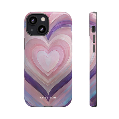 Strahlendes Heartbrush iPhone 13 Mini Case - Tough