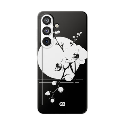 Black Lite Phone Case for Samsung - Lunar Orchid Grid
