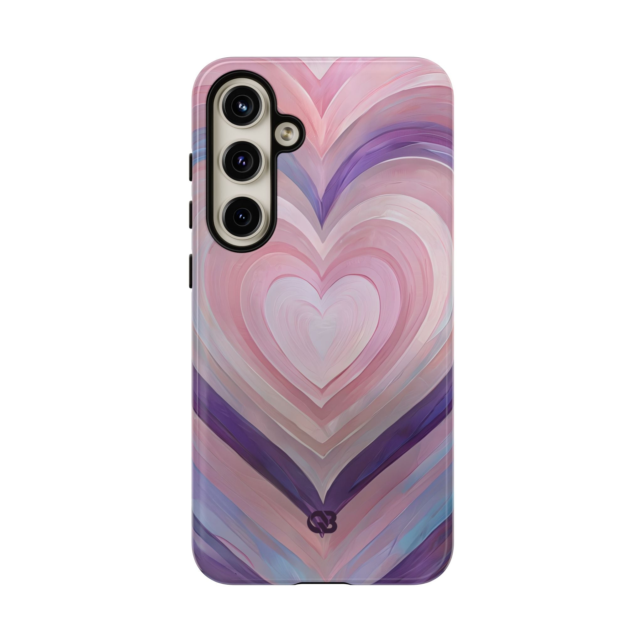 Lavender Pulse Hearts · Tough Mobilskal för Samsung