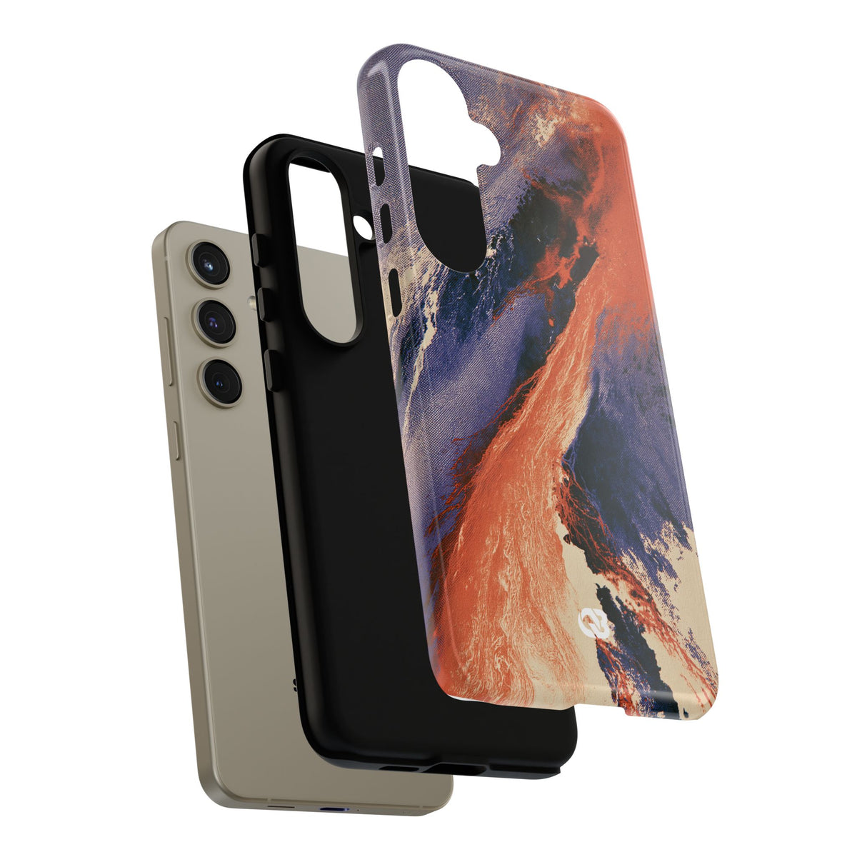 Solar Aura Drift · Tough Phone Case for Samsung · Orange